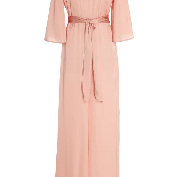 Belted Satin Jumpsuit XS - Picture 2 of 9